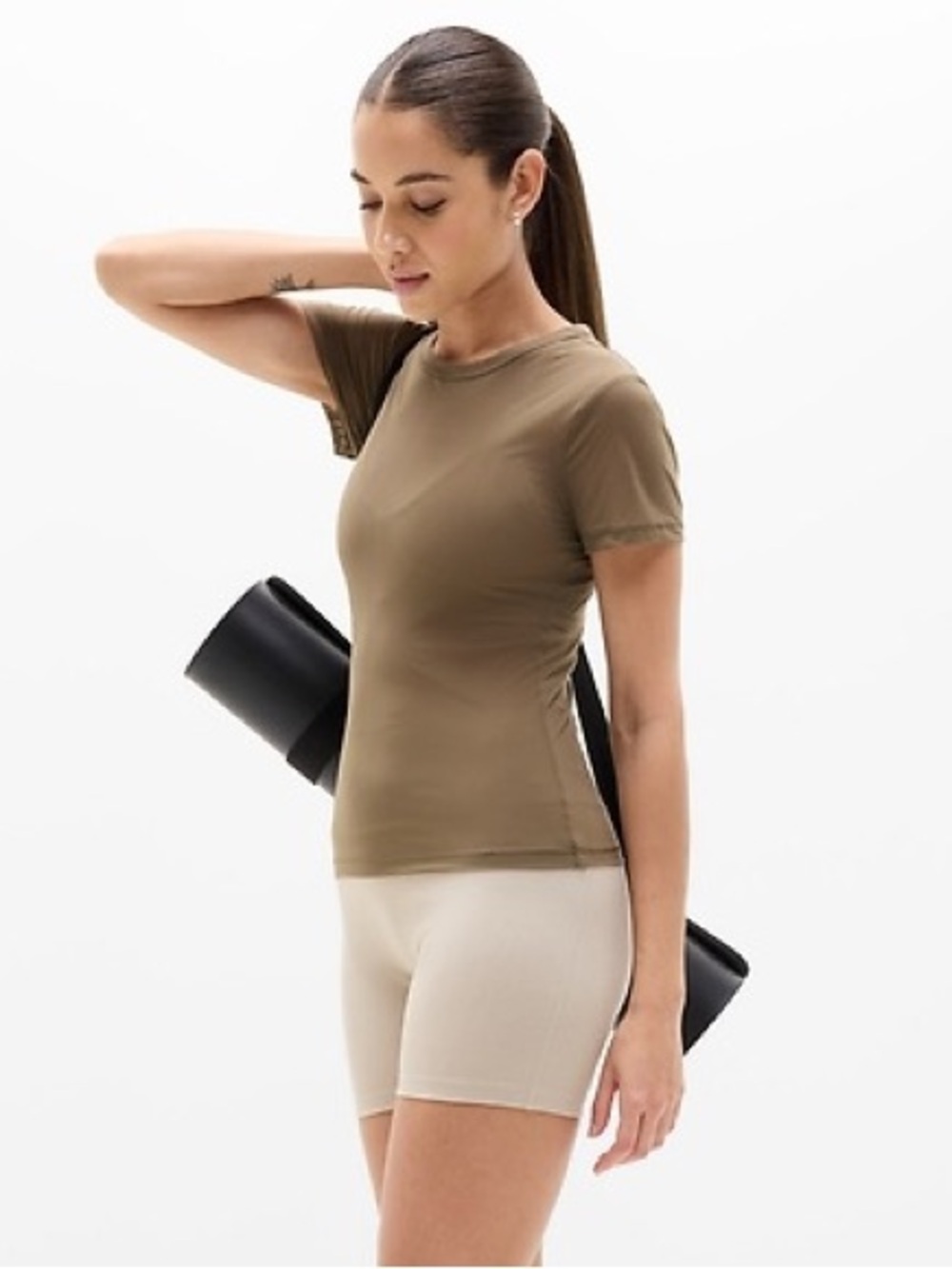 Apero Mesh Tee | Athleta Size XS